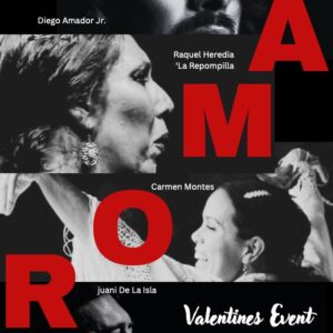 Casa Flamenca is excited to kick off the year 2025 with an amazing production. As is our tradition, we will begin in February with our show "Historias de Amor." We are proud to bring you internationally recognized flamenco artists, including featured resident performers from Spain and around the world! Our shows offer traditional and authentic flamenco tablao experiences—an event you don't want to miss! This year, we are thrilled to present: Cantaor Diego Amador Jr. from Sevilla, guitarist Juani De la Isla from San Fernando, Cádiz, Bailaora Raquel Heredia from Malaga, and Carmen Montes from Mexico. This incredible flamenco experience is truly a must-see!